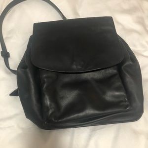 Banana Republic leather backpack